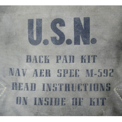 Back Pad Kit, M-592, US Navy, Survival