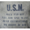 Back Pad Kit, M-592, US Navy, Survival Back Pad Kit, M-592, US Navy, Survival