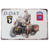 Plate, Wood, Military Police, Harley