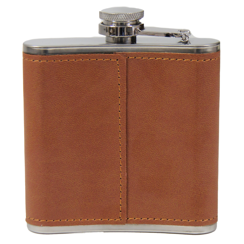 Flask, Band of Brothers, Faux Leather