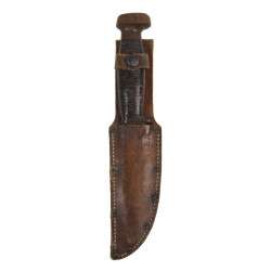Knife, Utility, MK 1, PAL RH-35, US Navy, with Leather Scabbard, U.S.N.