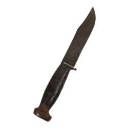Knife, Utility, MK 1, PAL RH-35, US Navy, with Leather Scabbard, U.S.N.