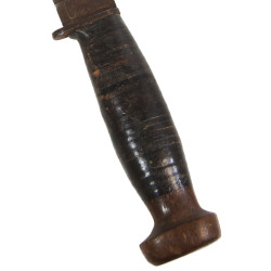 Knife, Utility, MK 1, PAL RH-35, US Navy, with Leather Scabbard, U.S.N.