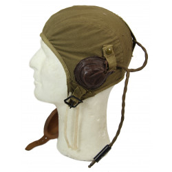 Bonnet de vol, Type A-8, USAAF, Medium, avec écouteurs Type R-14
