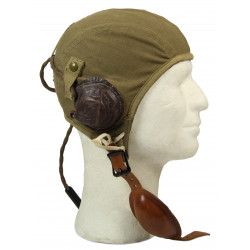 Bonnet de vol, Type A-8, USAAF, Medium, avec écouteurs Type R-14