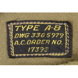 Bonnet de vol, Type A-8, USAAF, Medium, avec écouteurs Type R-14