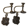Boucles d'oreilles US Army en argent