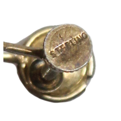 Boucles d'oreilles US Army en argent