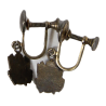 Boucles d'oreilles US Army en argent