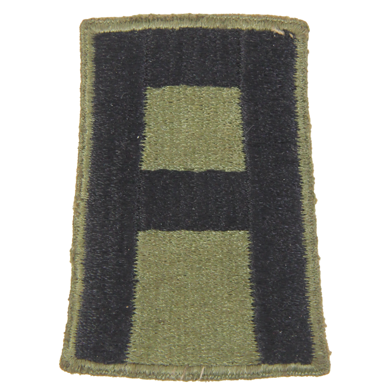 Insigne, First Army, dos vert, 1943 Insigne, First Army, dos vert, 1943