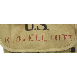Sac à dos M-1910, P.B. & C., CM3c Kenneth Elliott, 21st Naval Construction Bn., Seabees, PTO