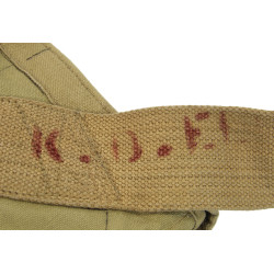 Haversack M-1910, P.B. & C., 1918, CM3c Kenneth Elliott, 21st Naval Construction Bn., Seabees, PTO