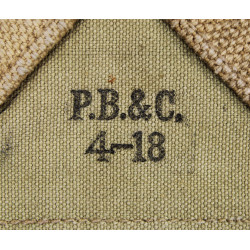 Sac à dos M-1910, P.B. & C., CM3c Kenneth Elliott, 21st Naval Construction Bn., Seabees, PTO