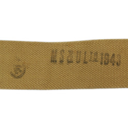 Holster en toile canadien pour revolver, Royal Canadian Armoured Corps, MS & U Ltd. 1943, état neuf