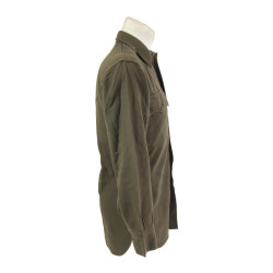 Chemise chocolat officier, 15th Air Force, USAAF, nominative