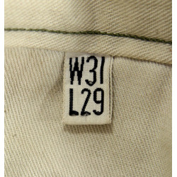 Trousers, Wool Serge, OD, Special, 31 x 29, 1942, Sgt. Donald Faulk, USAAF