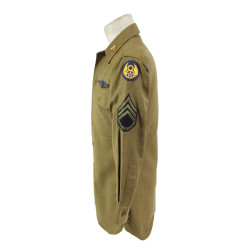 Shirt, Wool, Special, 15 x 33, Staff Sergeant, Aerial Gunner, 8th Air Force, USAAF, ETO