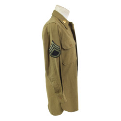 Shirt, Wool, Special, 15 x 33, Staff Sergeant, Aerial Gunner, 8th Air Force, USAAF, ETO