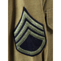 Shirt, Wool, Special, 15 x 33, Staff Sergeant, Aerial Gunner, 8th Air Force, USAAF, ETO
