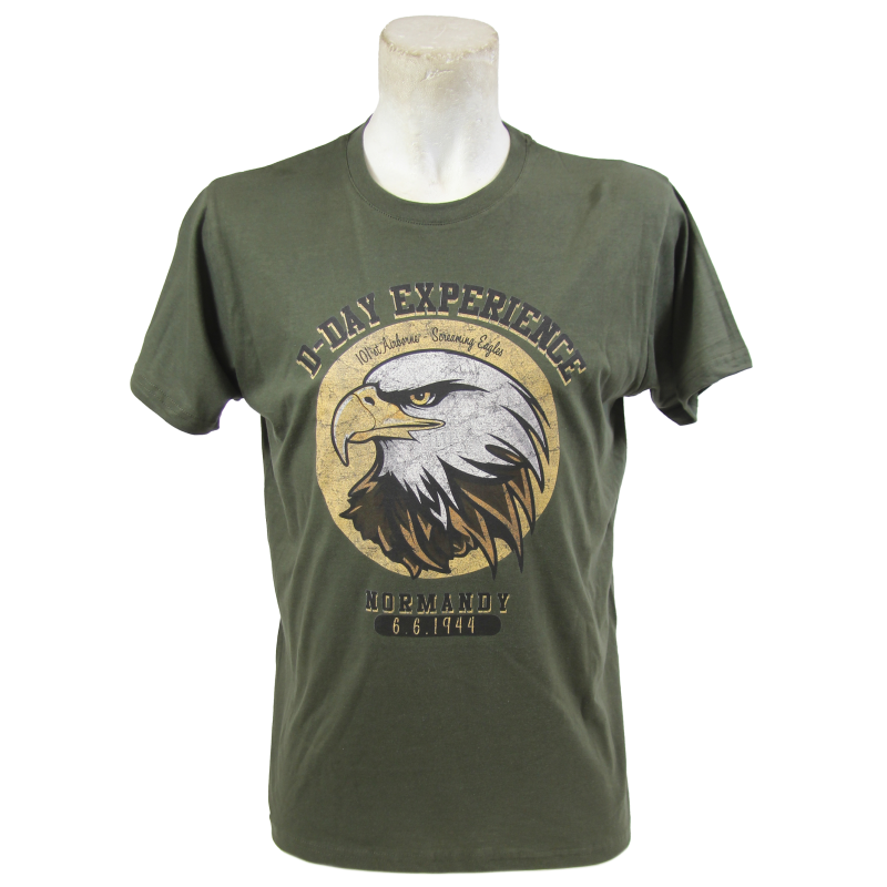 T-shirt, kaki, D-Day Experience, Screaming Eagles