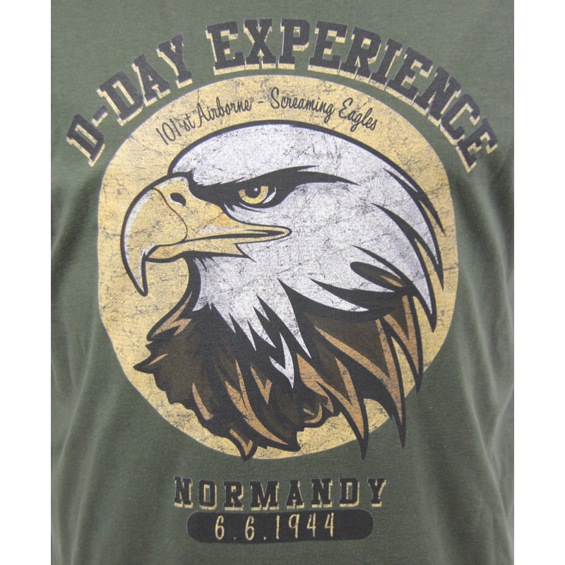 T-shirt, kaki, D-Day Experience, Screaming Eagles