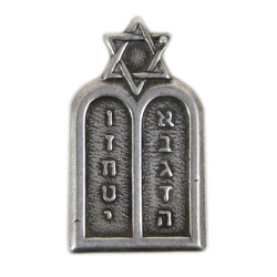 Insigne de col aumônier israélite US (Chaplain), Sterling