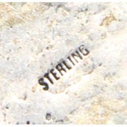Insigne de col aumônier israélite US (Chaplain), Sterling