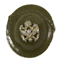 Brooch, Sweetheart, US Army, with photographs