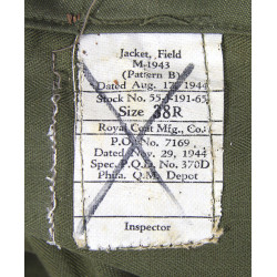 Veste M-1943, US Army, 1944