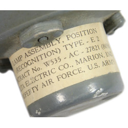 Lamp Assembly, Position, Red, Type E-2, Delta, USAAF