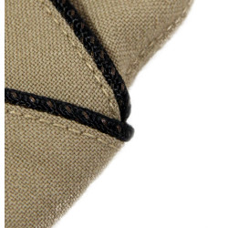 Cap, Garrison, Cotton, Khaki, Officer, WAC - Nurse, Size 7 1/8