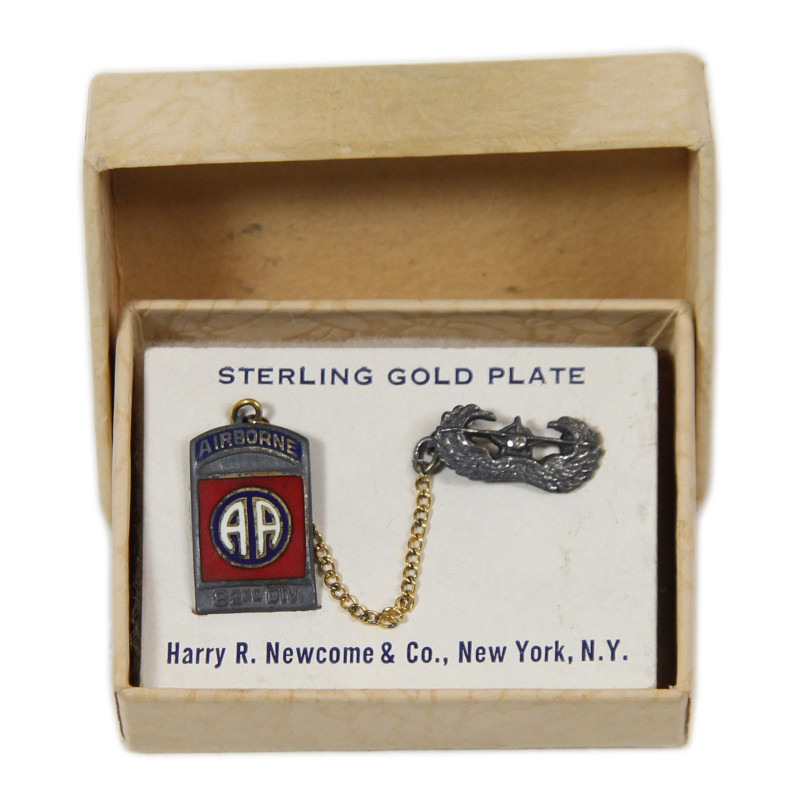 Brooch, Sweetheart, 82nd Airborne Division, Glider, Sterling
