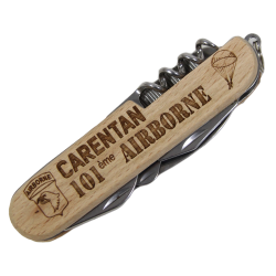 Knife, Swiss, Wood, CARENTAN, 101ème AIRBORNE