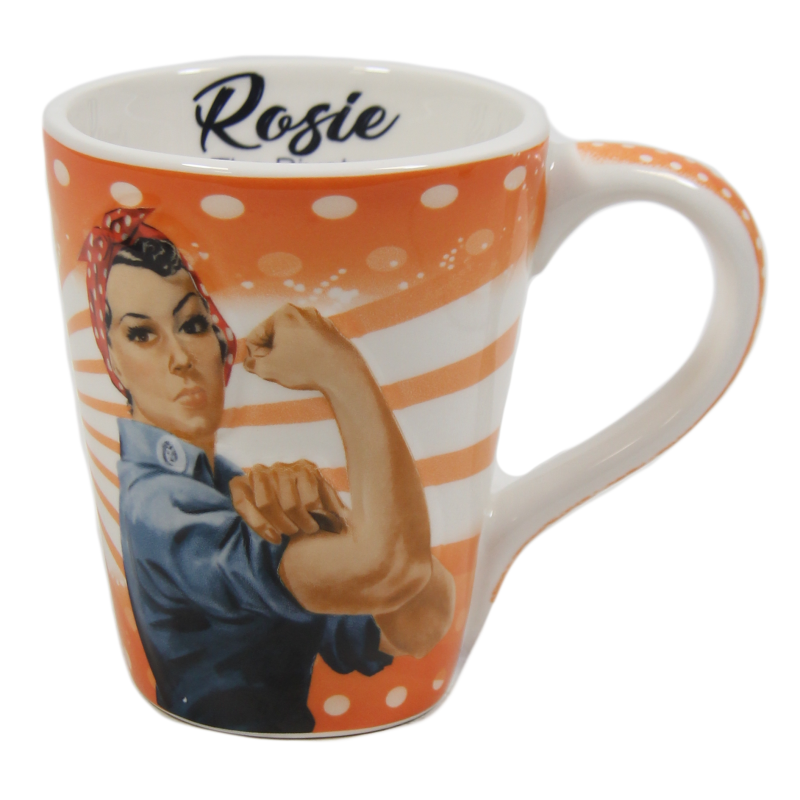 Mug, Embossed, We Can Do It!