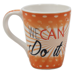 Mug, Embossed, We Can Do It!