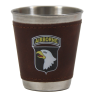 Shot glass, inox, 101st Airborne Division