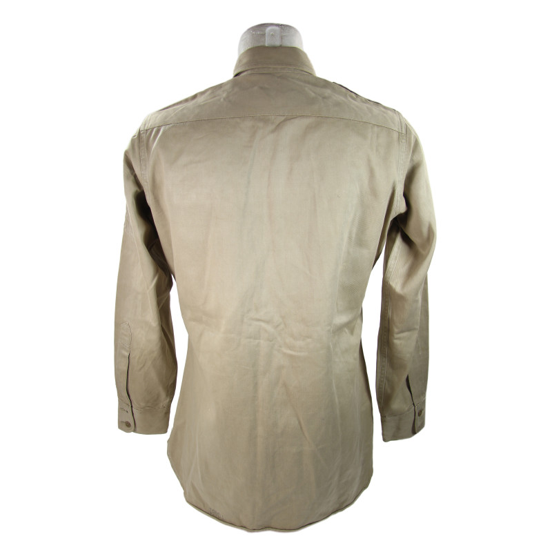Chemise chino, 50th Signal Bn., XVIII Airborne Corps, Ardennes, Harzé