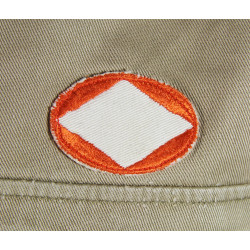 Chemise chino, 50th Signal Bn., XVIII Airborne Corps, Ardennes, Harzé