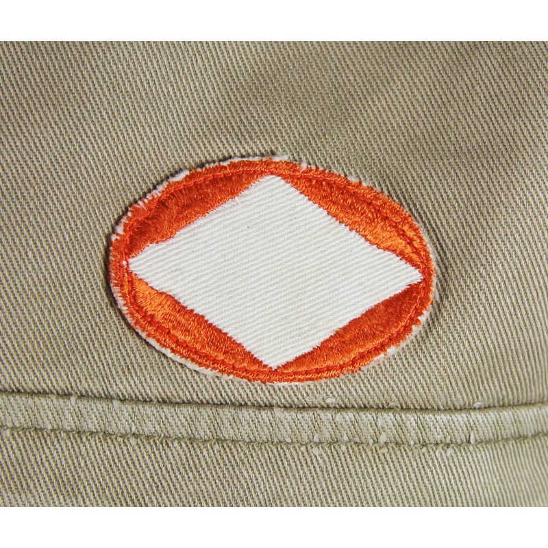 Chemise chino, 50th Signal Bn., XVIII Airborne Corps, Ardennes, Harzé