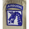 Chemise chino, 50th Signal Bn., XVIII Airborne Corps, Ardennes, Harzé