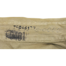 Chemise chino, 50th Signal Bn., XVIII Airborne Corps, Ardennes, Harzé