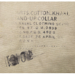 Chemise chino, 50th Signal Bn., XVIII Airborne Corps, Ardennes, Harzé
