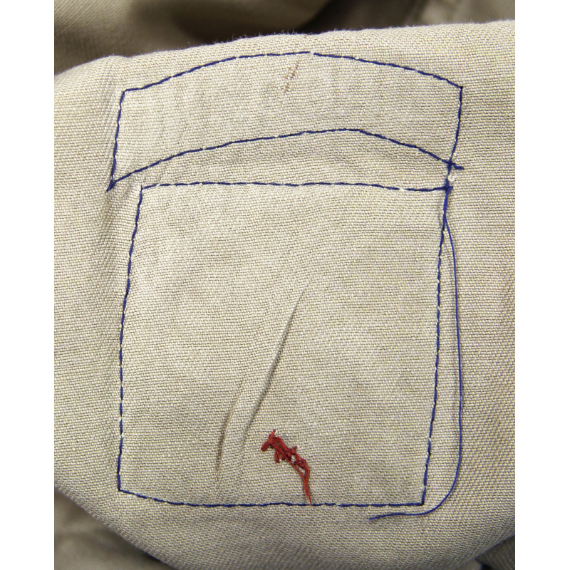 Chemise chino, 50th Signal Bn., XVIII Airborne Corps, Ardennes, Harzé