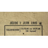 Journal belge, Le Soir, 7 juin 1945