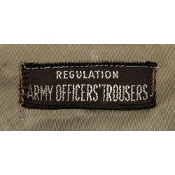 Trousers, Wool, Pink, Officer, US Army, Size 34L, Named