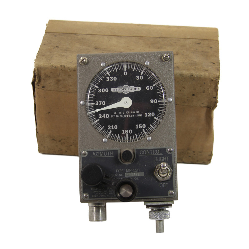 Boîtier de contrôle, MN-52H, Bendix Radio, USAAF, 1944