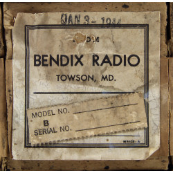 Boîtier de contrôle, MN-52H, Bendix Radio, USAAF, 1944