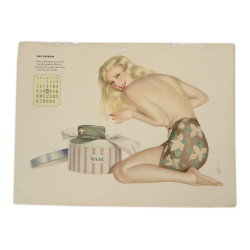 Pin up, WAAC, Esquire, Alberto Vargas, décembre 1943