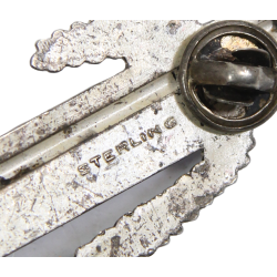 Badge, Infantryman, Combat (CIB), Sterling