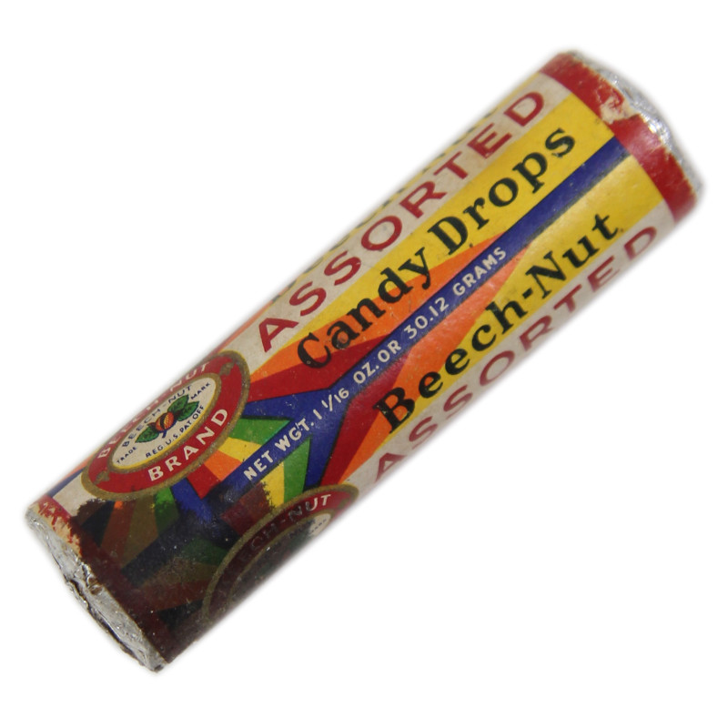 Paquet de bonbons, Beech-Nut, ASSORTED, Candy Drops, complet